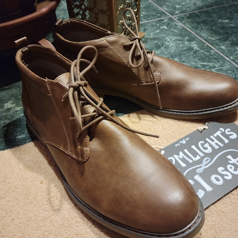 IZOD Dress Boots 13M Campo Brown Chukka Style - Picture 4 of 9